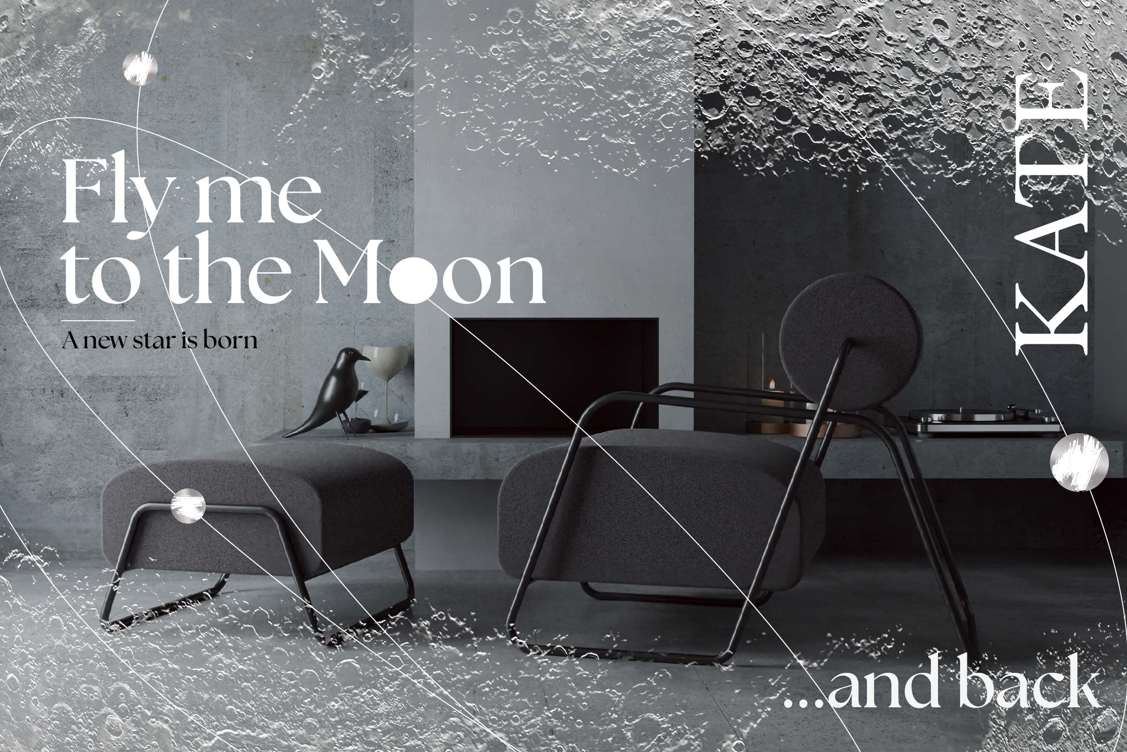 Particelle di energia che creano un design unico: KATE